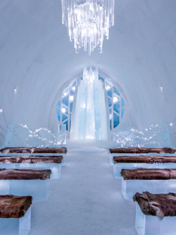 Dortoir ice hotel